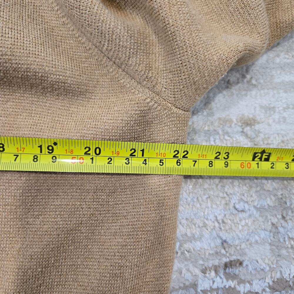 J. Crew Eloise Sweater Blazer Wool Blend Camel Neutral Medium Minimalist Capsule - Picture 6 of 7